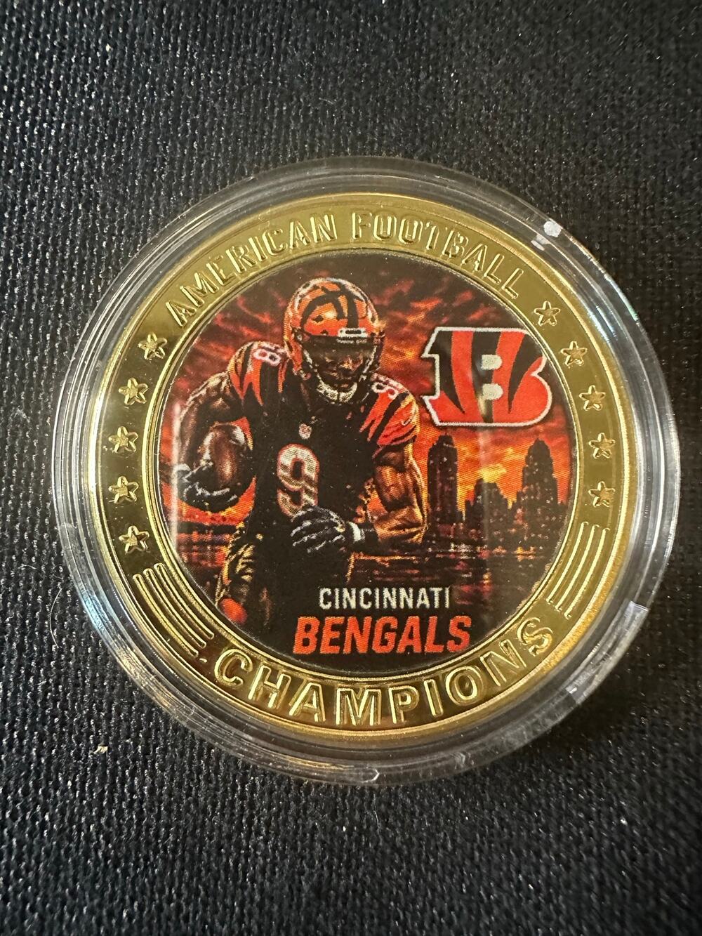 Cincinnati Bengals 1 oz Collectible Coin NFL Football Bengals Fan Gift